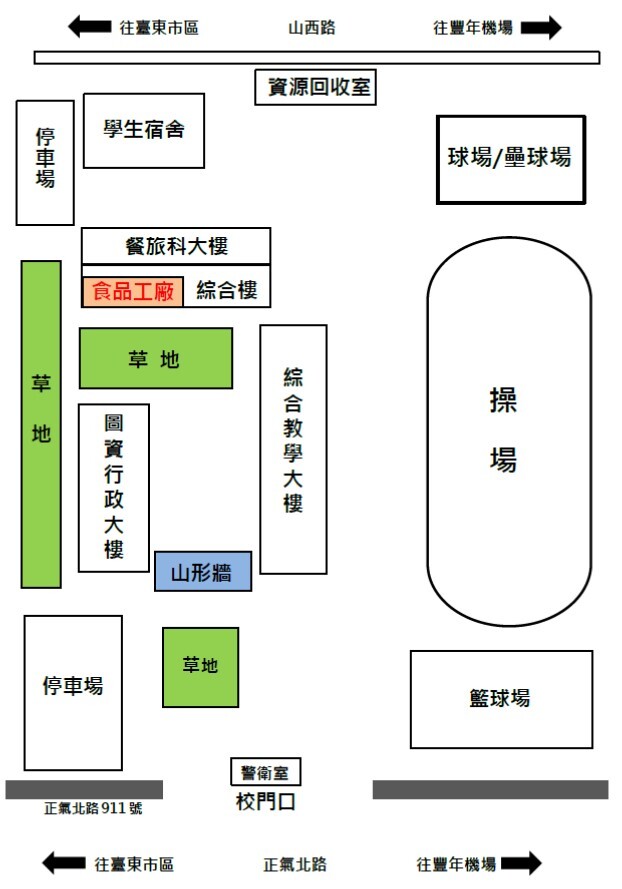 五、  校園位置示意圖：